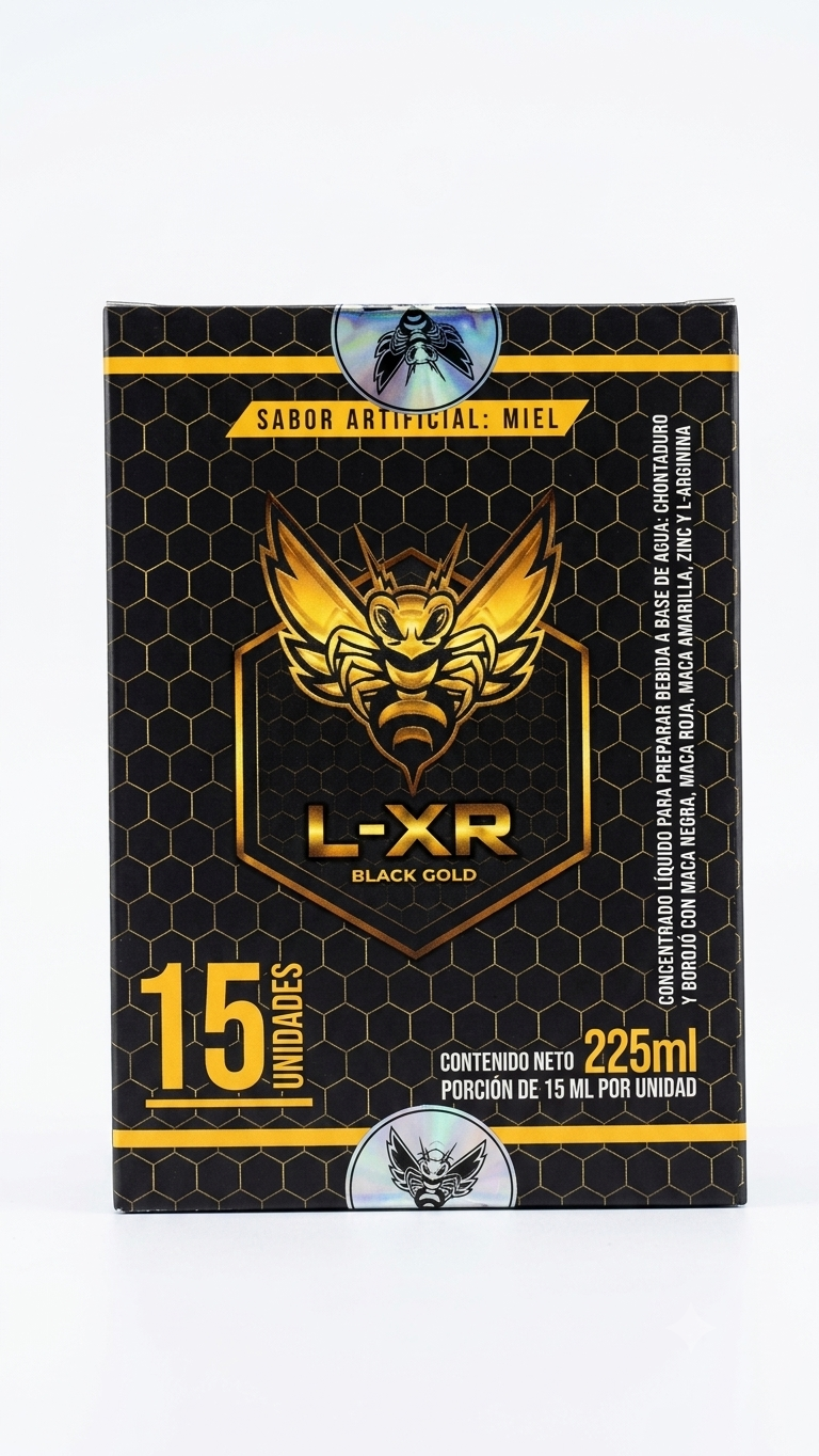 MIEL BLACK GOLD ELIXIR L-XR 15 SOBRES DE 15 ML