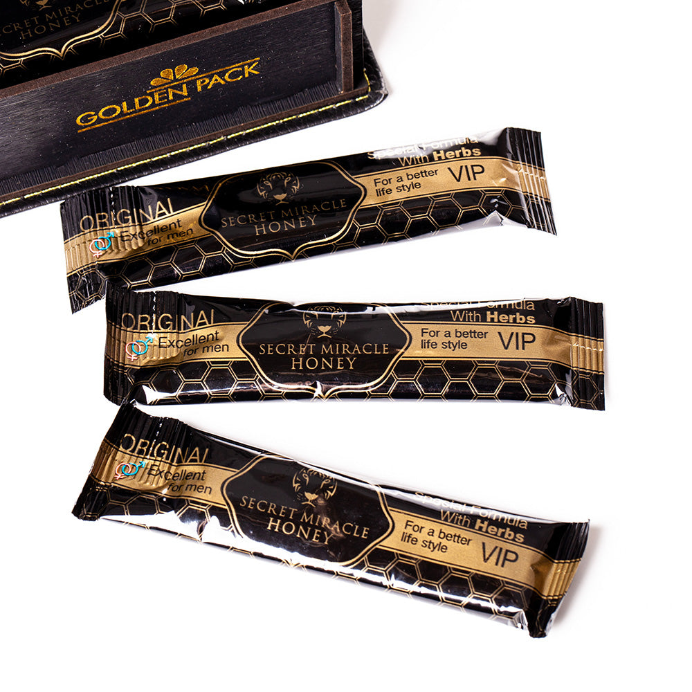 MIEL SECRET MIRACLE HONEY CON 12 SOBRES DE 15G NATURAL