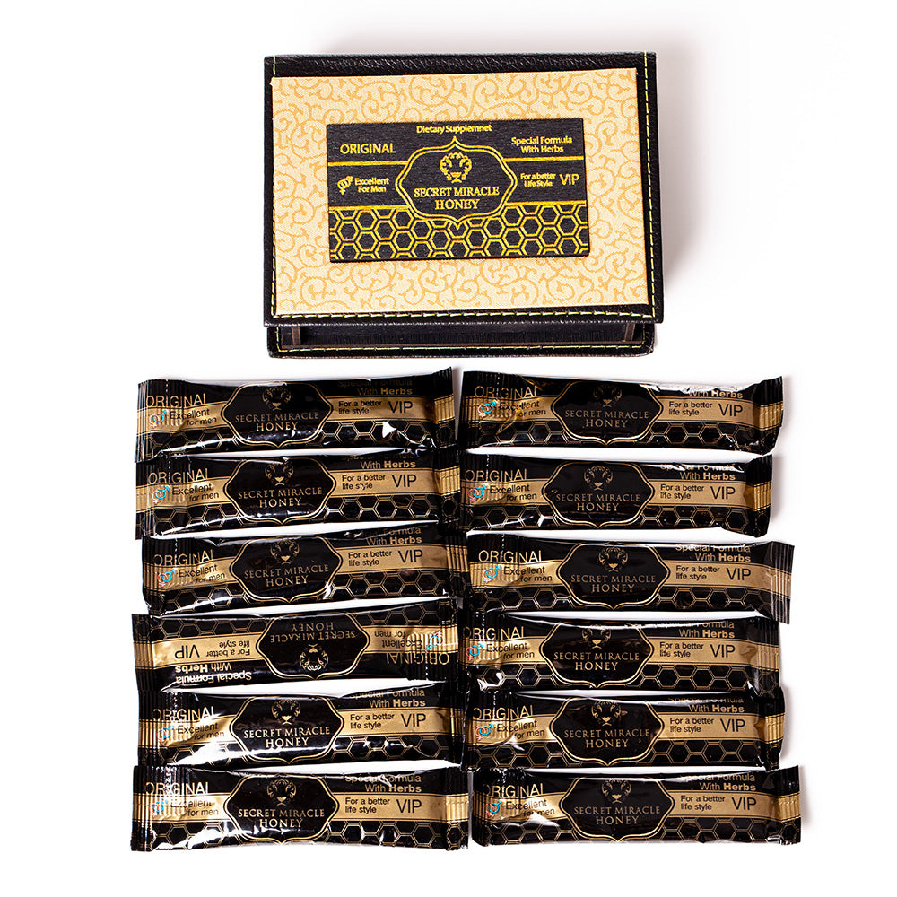 MIEL SECRET MIRACLE HONEY CON 12 SOBRES DE 15G NATURAL