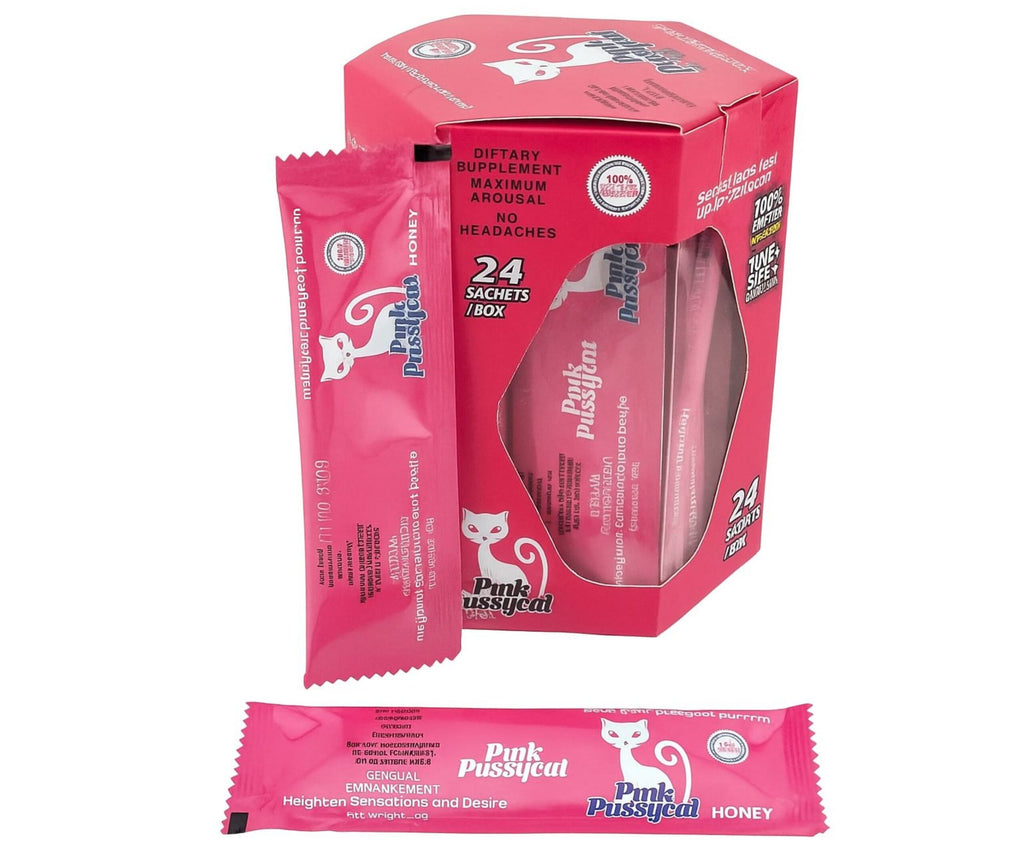 MIEL PARA DAMA PINK PUSSYCAT 24 SOBRES DE 20G