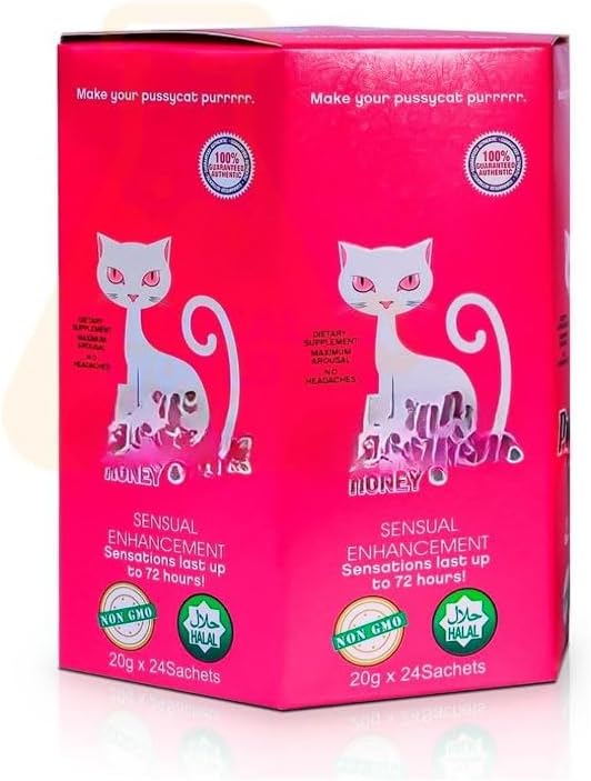 MIEL PARA DAMA PINK PUSSYCAT 24 SOBRES DE 20G