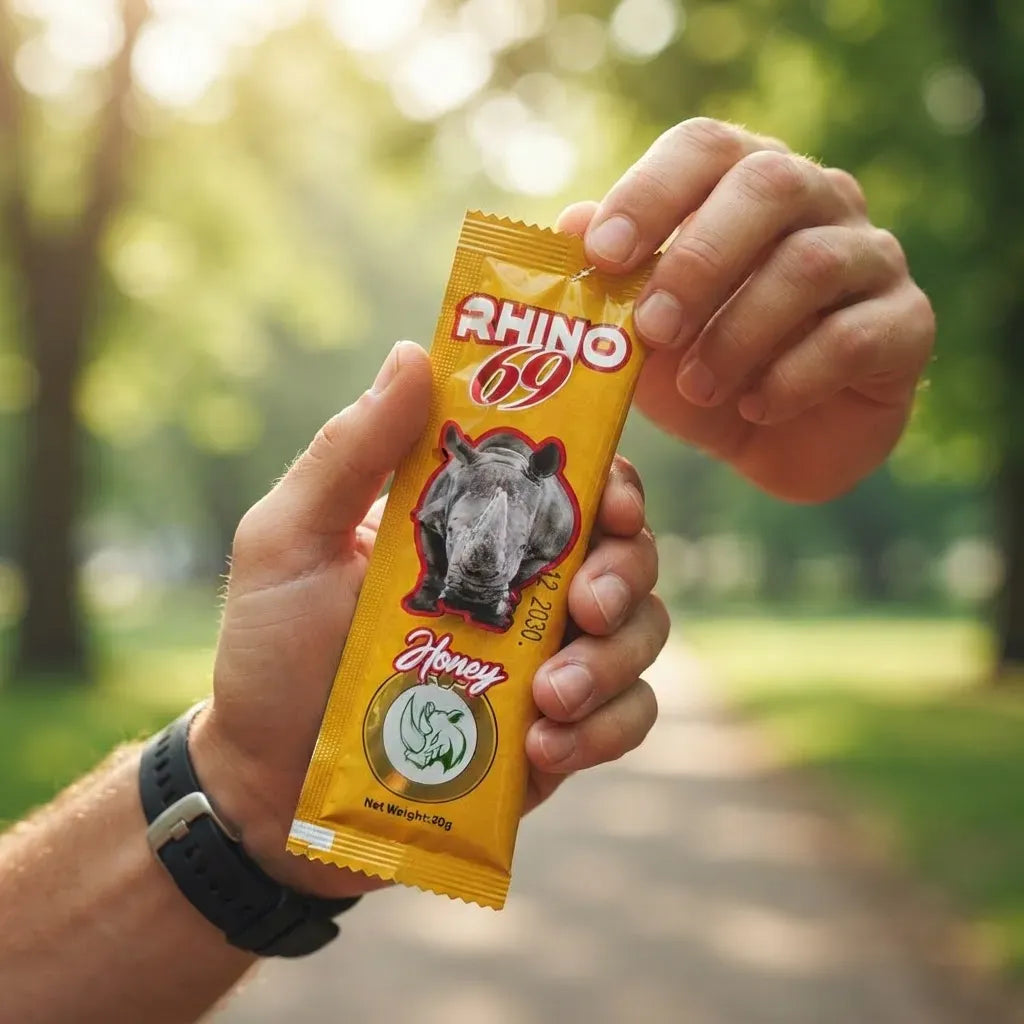 MIEL RHINO 69 CON 24 SOBRES DE DE 20G NATURAL ORIGINAL