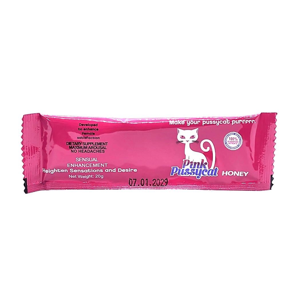 MIEL PARA DAMA PINK PUSSYCAT 24 SOBRES DE 20G