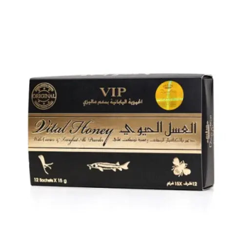 miel vital honey con 12 sobres de 15 gramos